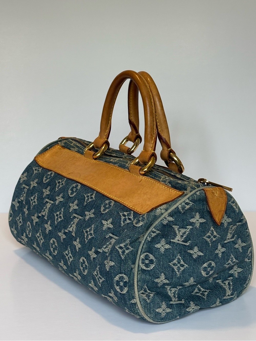 2005 Vintage Louis Vuitton Denim Neo Speedy - Picture 3 of 9